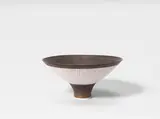 A Tapered Bowl by Lucie Rie, circa 1980, porcelain, sold Jun 2019