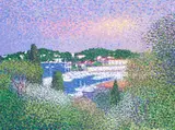 Jean Vollet, 'Le port depuis Maryland', oil on canvas