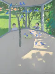 Andrew Macara N.E.A.C., Aviary, oil on canvas