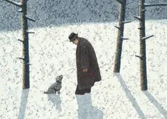 Mark Edwards, The Conversation, acrylic on canvas