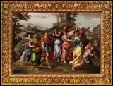 Antoon Claeissens - circle, David Returning in Triumph with the Head of Goliath, Late 16th/early 17th century, Oil on wood panel