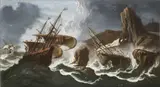 Ludolf Bakhuizen, Storm at Sea, 1660-1670, Oil on canvas