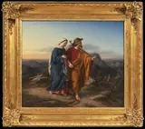 Adolf Joseph Weidlich, The Journey to Bethlehem, 1865, Oil on canvas