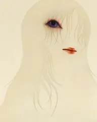 "Glance" by Hideaki Kawashima, 2004, Acryl auf Leinwand, sold Nov 2022