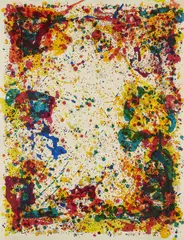 Freshet by Sam Francis, 1972, Farbserigrafie auf Bütten, sold Nov 2022