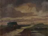 Otto Modersohn, Mondnacht im Moor