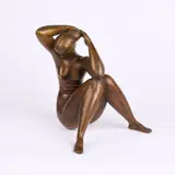 Karl-Heinz Krause, Frauenakt, 1957, Bronze, braun patiniert
