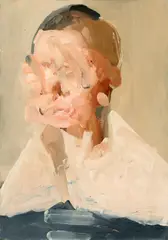 "J.V." (Jan Victors 1619-1676) by Nicola Samorì, 2008, Öl auf Holz, sold Nov 2022