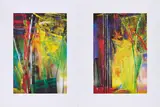 Victoria I und II by Gerhard Richter, 1987/2003, Serie von 2 Farboffsets auf leichtem Karton, sold Jan 2023