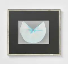 Lichtstern by Heinz Mack, 1975, Farbserigrafie auf Folie über Silberprägung auf grauem Karton, sold Jan 2023