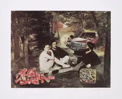 Klaus Staeck, Zurück zur Natur, 1985, Farboffset auf leichtem Karton