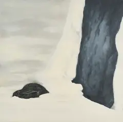 Marcin Cienski, Schneeverwehung, 2006, Öl auf Leinwand