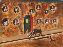 Edgar Ende, Ohne Titel, 1951, Gouache und Bleistift auf Bütten