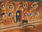 Edgar Ende, Ohne Titel, 1951, Gouache und Bleistift auf Bütten