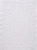 Interferenzen by Günther Uecker, 1993, Prägedruck auf Bütten, sold Jan 2023