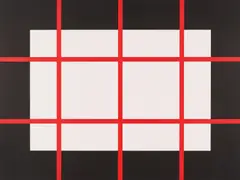 Aus: Künstler gegen die Folter by Donald Judd, 1993, Farbholzschnitt auf Bütten, sold Mar 2023