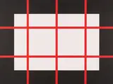 Donald Judd, Aus: Künstler gegen die Folter, 1993, Farbholzschnitt auf Bütten