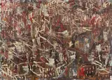 Thomas Hartmann, "Von Stadt zu Stadt - Berlin Mitte", 1990, Öl auf Leinwand
