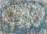 Thomas Hartmann, "7. Stadt", 1989, Öl auf Leinwand