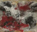 Fred Thieler, Ohne Titel, 1961, Mischtechnik auf Leinwand