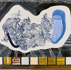 Juan Uslé, Mecanismo Gramatical, 1996, Vinyl, Dispersion und Pigmente auf Leinwand