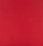 Callum Innes, Formed Painting, Cadmium Red Deep, 1995, Öl auf Leinwand
