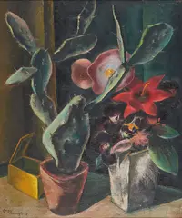 Willi Geiger, "Tenerife", 1925, Öl auf Leinwand