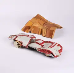 Thomas Virnich, Sportwagen mit Garage, 1983, Holz, Ölfarbe und Leim