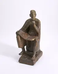 Gerhard Marcks, Albertus Magnus (Modell I), 1955, Bronze, braun patiniert