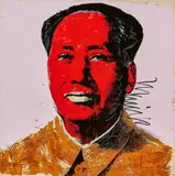 Mao by Andy Warhol, 1972, screenprint; framed, sold Nov 2022