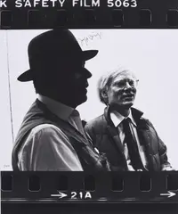 Zoa, Joseph Beuys und Andy Warhol in New York, 1979, Gelatinesilberabzug