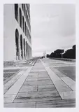 Palazzo della civilta italiana, Esposizione universale, Rom 1942. Ernesto B. La Padula, Giovanni Guerrini, Mario Romano by Günther Förg, 1995, Gelatinesilberabzug, sold Nov 2022