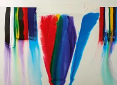 "Phenomena Shaman To The Prism Seen" by Paul Jenkins, 1985/86, Acryl auf Leinwand, sold Nov 2022