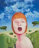 Jun Yin, Ohne Titel, 2000, Öl auf Leinwand
