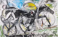 Antonius Hoeckelmann, Ohne Titel, 1992, Öl auf Leinwand