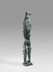 Einarmiger Adler by Jörg Immendorff, 2005, Bronze, schwarzgrün patiniert, sold Nov 2022