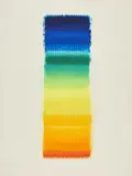 Heinz Mack, Kleines Lichtspektrum, 1990, Farbserigrafie auf Büttenkarton