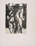 Emil Nolde, Ältere Herren, 1926, Farblithografie auf dünnem Japan