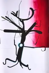 Baum by Albert Oehlen, 2014, Ditone-Print auf Velin, sold Jun 2023