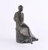 Heinrich Faltermeier, Sitzende, 1985, Bronze, braun patiniert