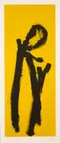 Robert Motherwell, Yellow Chord, 1981, etching and aquatint in colors on German Etching