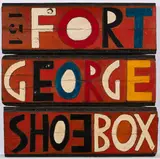 Viktor IV, Fort George Shoe Box, 1980, Mischtechnik auf Holz