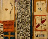 Viktor IV, Adieu, 1966, Mischtechnik auf Holz