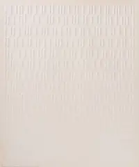 1-2-3 by Günther Uecker, 1971, Prägedruck auf Velin, sold Feb 2023