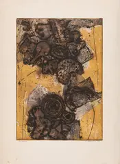 Klaus Däniker, Ohne Titel, 1971, Farbradierung auf Bütten