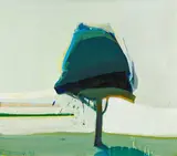 Raimonds Staprans, "A Slow Study of the California Maple Tree", 1993, Öl auf Leinwand