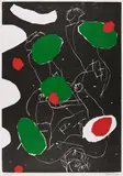 Georg Baselitz, Puck, 1993, Farbholzschnitt auf Zerkall (Wasserzeichen)