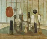 Norbert Schwontkowski, Bildhauerakademie morgens (Das Auge Gottes), 2011, Öl auf Leinwand