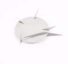 Erich Hauser, Ohne Titel, 1995, Stahl