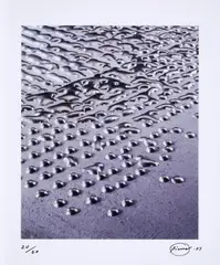 Verwandlung. Silber by Otto Piene, 2007, Giclée-Print, sold Jun 2023